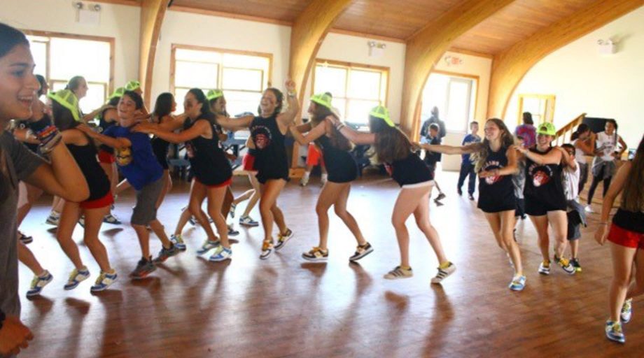 Dance-a-thon at summer camp