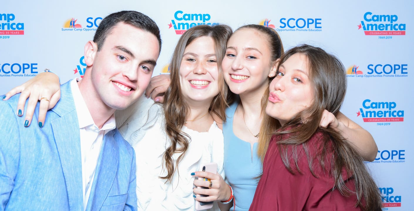 Julia at a Camp America SCOPE event