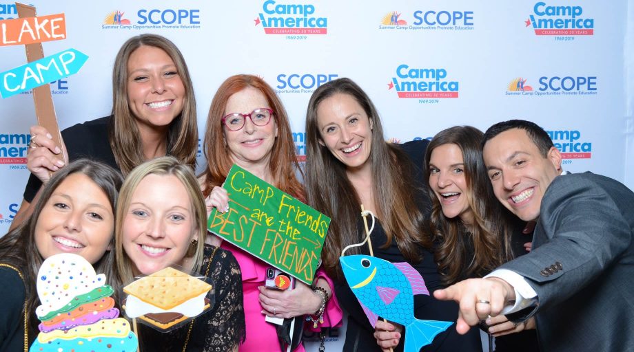 SCOPE and Camp America photobooth