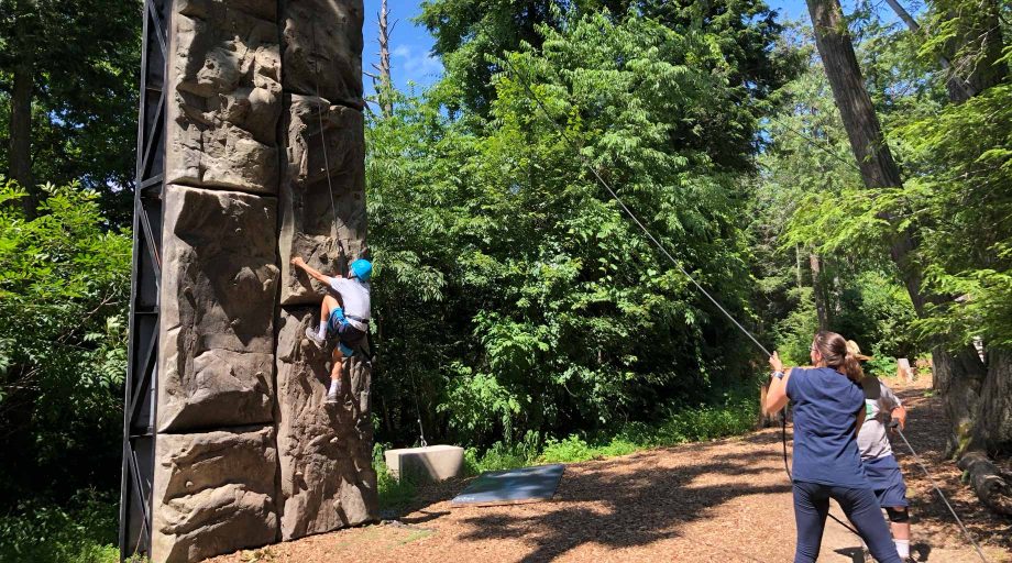 outdoor rock climbing