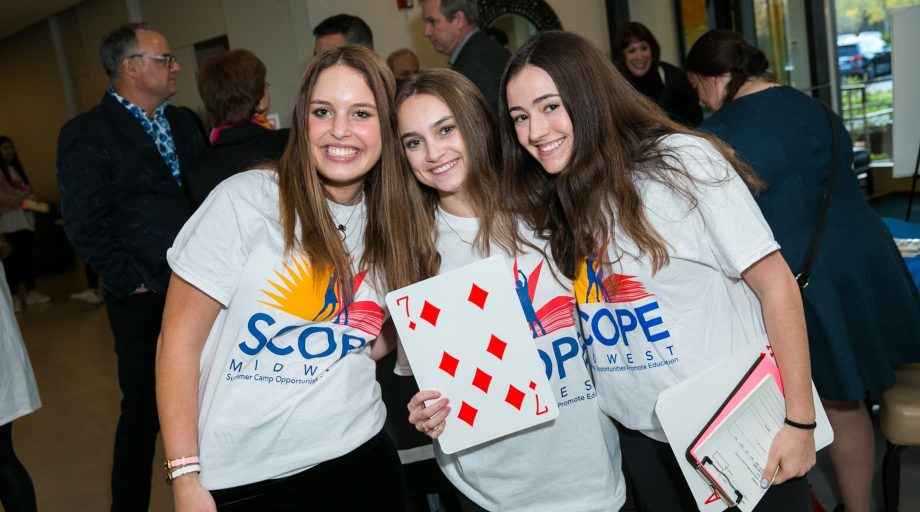 Girls attending the SCOPE Benefit