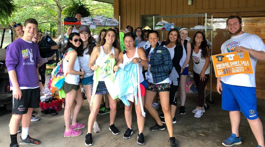 T-shirt sales at summer camp