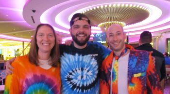 EPIC at a casino in tie dye