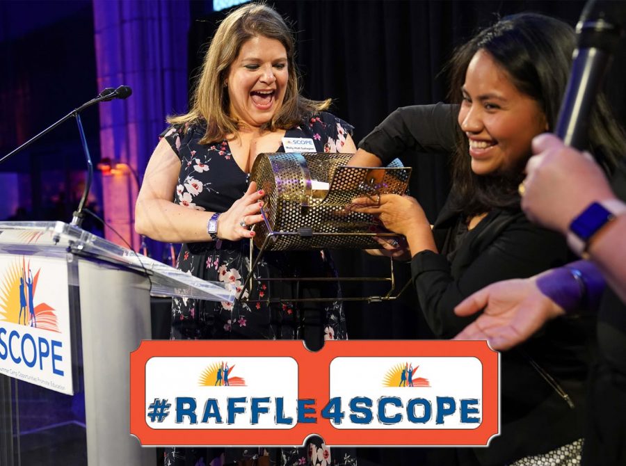 Women at Raffle4SCOPE event