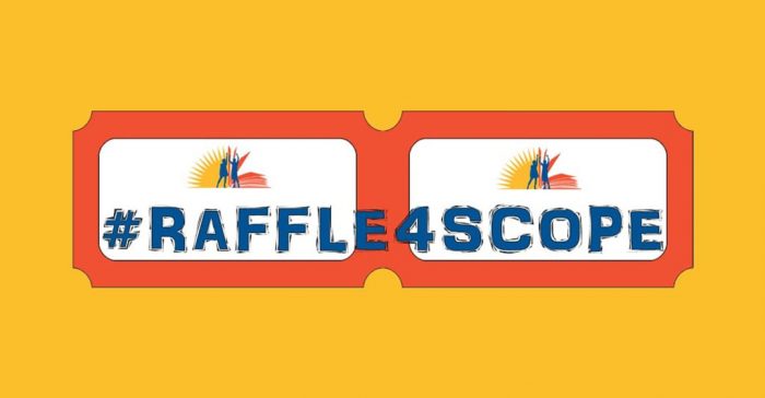 Raffle4SCOPE fundraiser ticker